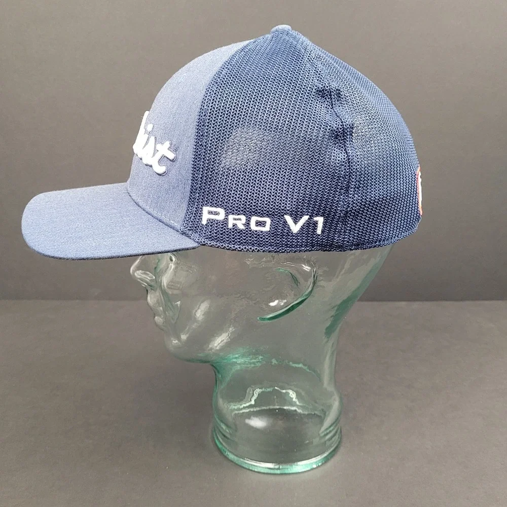 Titleist ProV1 Foot Joy Collaboration Mesh Golf Hat Size Medium/Large Fitted